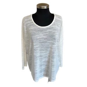 Olive & Oak NWT White Lightweight Sweater Size Large